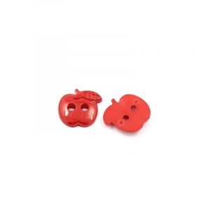 Apple Acrylic Buttons 22x21mm