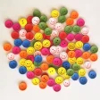 Bordered Round Wooden Buttons 24L (15mm)