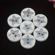 Sparkle Star Resin Buttons 24L (15mm)